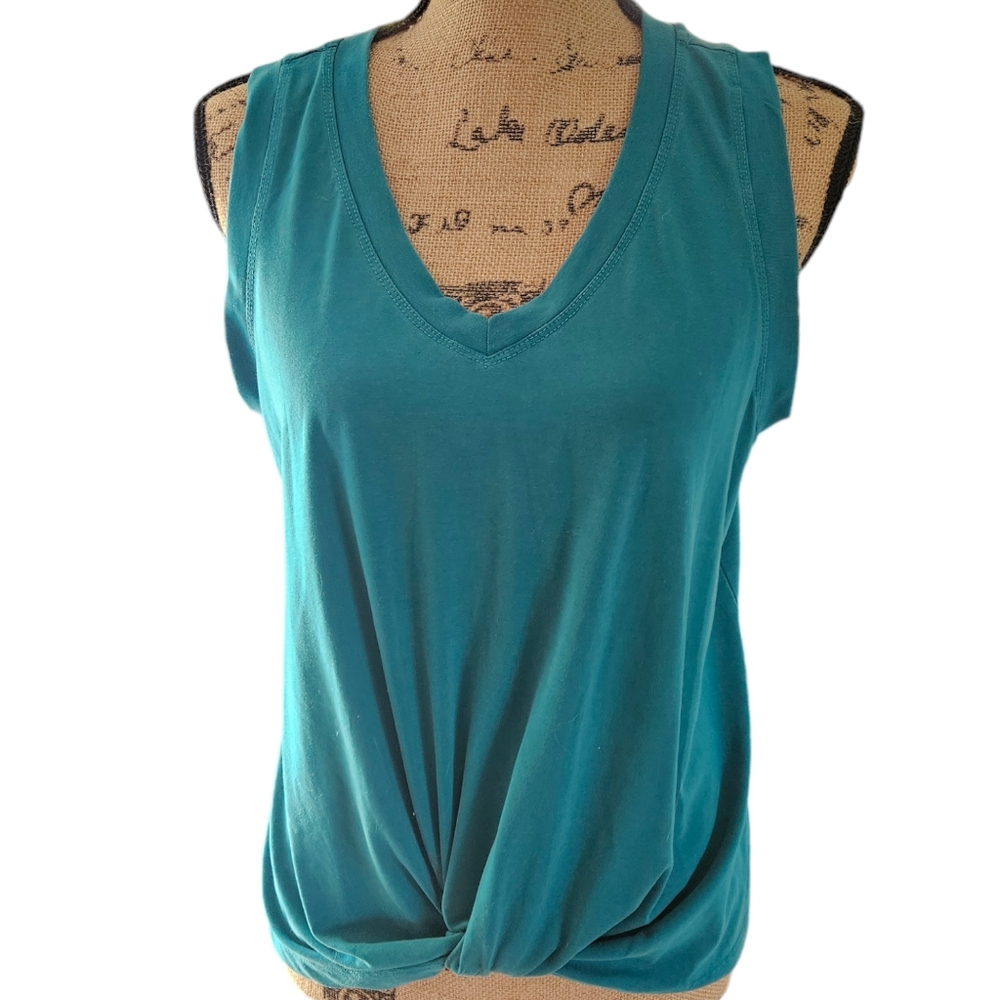 Size Large Teal Blue Tank Top